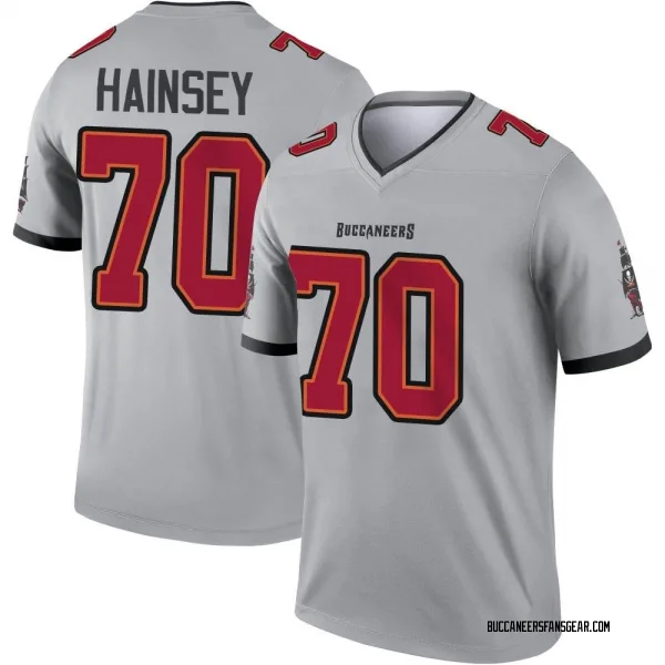 Robert Hainsey Men's Nike Tampa Bay Buccaneers Red Custom Game Jersey