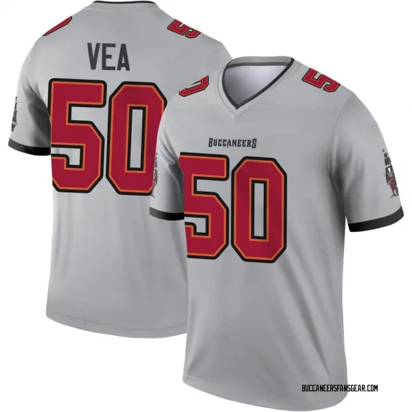 Tampa Bay Buccaneers Nike Game Road Jersey - White - Vita Vea - Youth